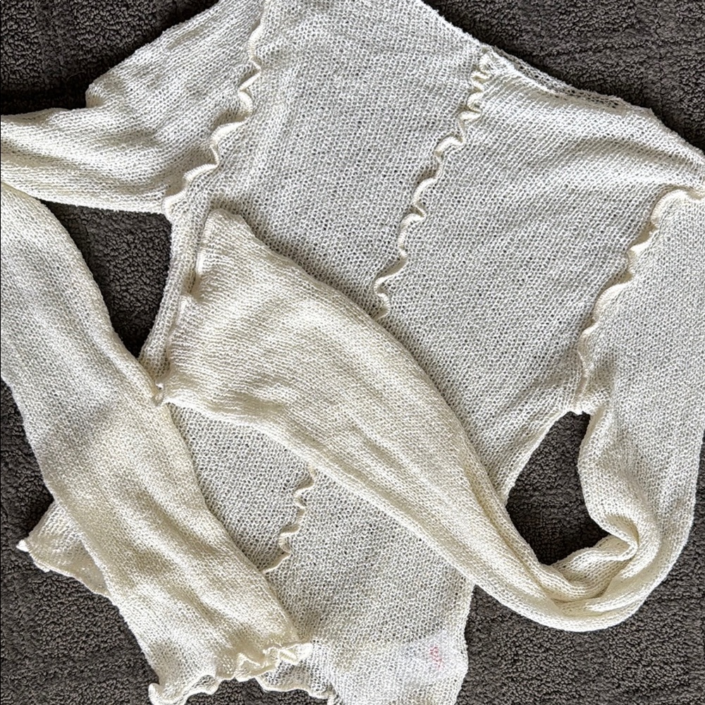 Elegant Cream Sweater